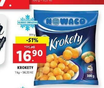 Lidl Nowaco krokety nabídka