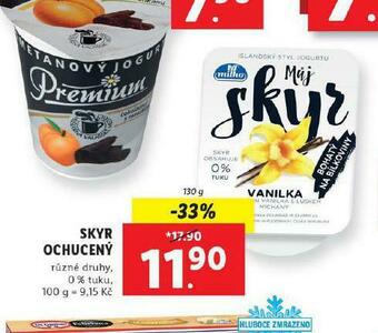 Lidl Skyr ochucený nabídka