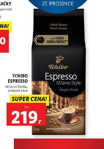 Lidl Tchibo espresso nabídka