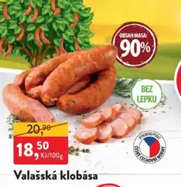 MP Krásno Valašská klobása nabídka