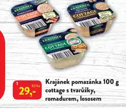 MP Krásno Krajánek pomazánka cottage s tvarůžky, romadurem, lososem nabídka