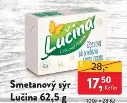 MP Krásno Smetanový sýr Lučina nabídka