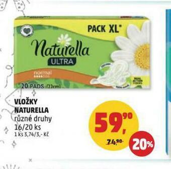Penny Market Vložky naturella nabídka
