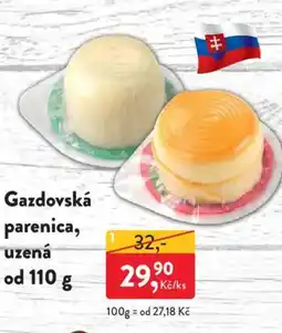 MP Krásno Gazdovská parenica, uzená nabídka