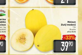 Billa Meloun žlutý medový nabídka
