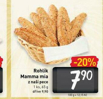 Billa Rohlík mama mia nabídka
