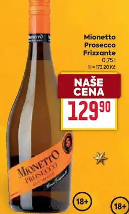 Billa Mionetto Prosecco Frizzante nabídka