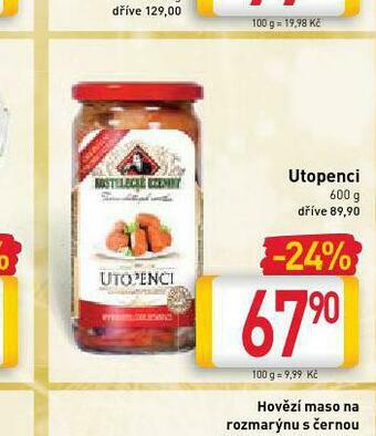 Billa Utopenci nabídka