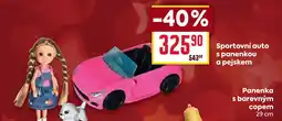 Billa Sportovní auto s panenkou a pejskem nabídka
