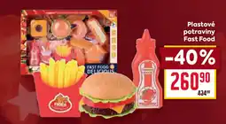 Billa Plastové potraviny Fast Food nabídka