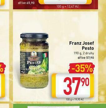 Billa Franz josef pesto nabídka