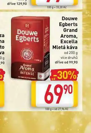 Gouwe egberts grand aroma, excella mletá káva