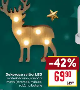 Billa Dekorace svítící LED nabídka