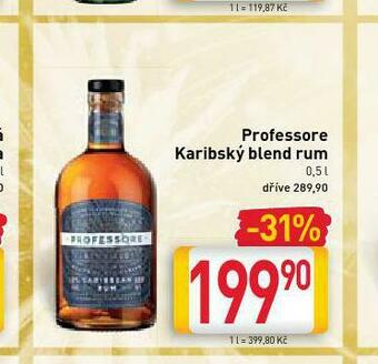 Billa Professore karibský blend rum nabídka