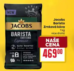 Billa Jacobs Barista Zrnková káva nabídka