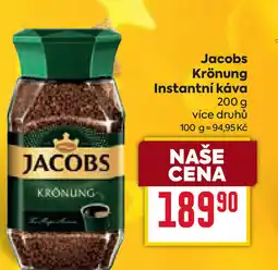 Billa Jacobs Krönung Instantní káva nabídka