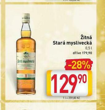 Billa Žitná stará myslivecká nabídka