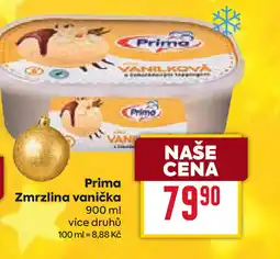 Billa Prima Zmrzlina vanička nabídka