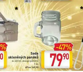 Billa Sada skleněných panáků nabídka