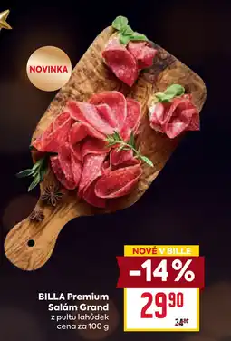 Billa BILLA Premium Salám Grand nabídka