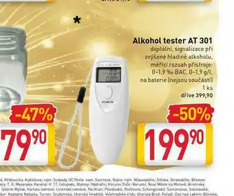 Billa Alkohol tester nabídka