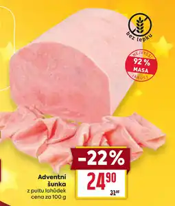 Billa Adventní šunka nabídka