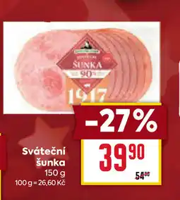 Billa Sváteční šunka nabídka