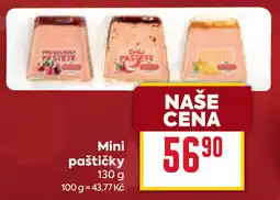 Billa Mini paštičky nabídka