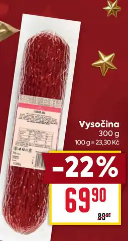 Billa Vysočina nabídka