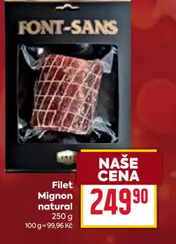 Billa Filet Mignon natural nabídka