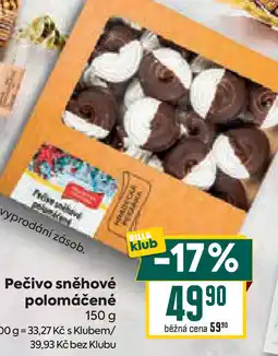 Billa Pečivo sněhové polomáčené nabídka