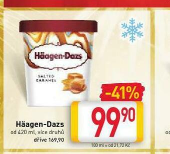 Billa Häagen dazs nabídka