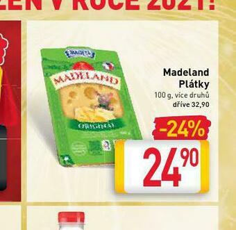 Billa Madeland plátky nabídka