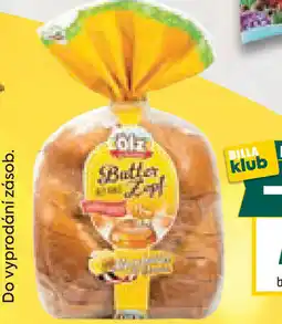 Billa OLZ Máslová vánočka s medem nabídka