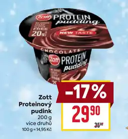 Billa Zott Proteinový pudink nabídka
