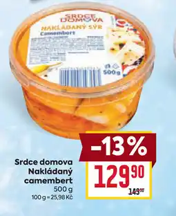 Billa Srdce domova Nakládaný camembert nabídka