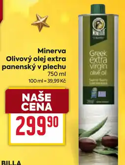 Billa Minerva Olivový olej extra panenský v plechu nabídka