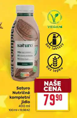 Billa Saturo Nutričně kompletní jídlo nabídka