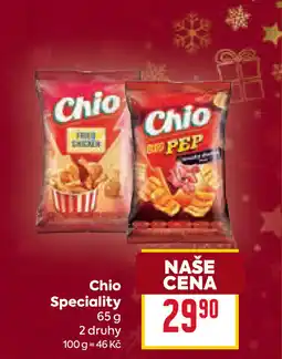 Billa Chio Speciality nabídka