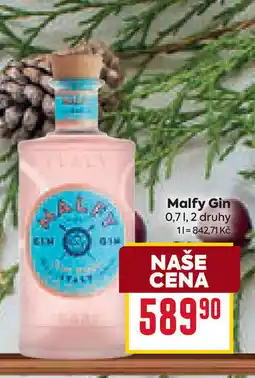 Billa Malfy Gin nabídka
