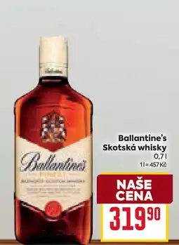 Billa Ballantine's Skotská whisky nabídka