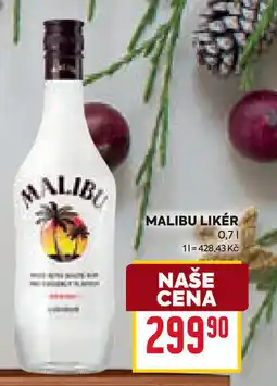 Billa Malibu Likér nabídka