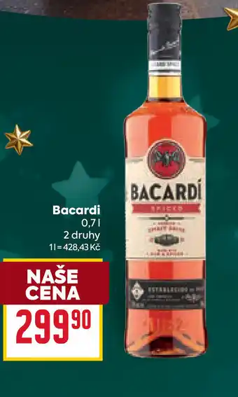 Billa Bacardi nabídka