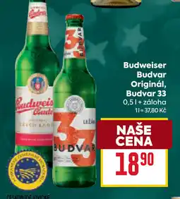 Billa Budweiser Budvar Originál, Budvar 33 nabídka