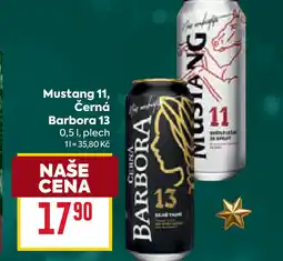 Billa Mustang 11, Černá Barbora 13 nabídka