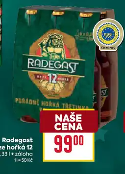Billa Radegast Ryze hořká 12 nabídka