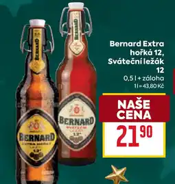 Billa Bernard Extra hořká 12, Sváteční ležák 12 nabídka