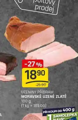 Flop MORAVSKÉ UZENÉ ZLATÉ 100 g nabídka
