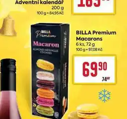 Billa BILLA Premium Macarons 6 ks, 72 g nabídka