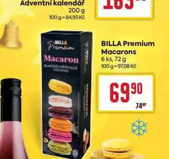 Billa BILLA Premium Macarons 6 ks, 72 g nabídka